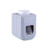 Happy reunion Toothpaste Dispenser 1 Pc Automatic Toothpaste Squeezer ABS Automatic Toothpaste Dispenser Self Adhesive Wall Mount Stand Dust-Proof Toothpaste Squeezer Kit for Washroom Bathroom (Gray)