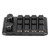 GOWENIC Mini 12 Key Keypad, Programmable Gaming Keyboard, 2 Knobs Macro Keypad Red Switch Mini Custom Keypad Shortcut Keys for PC Gaming Multimedia (Wired USB)