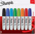 Sharpie 38250PP Permanent Markers, Chisel Tip, Assorted Colors, 8-Count, 24 Markers