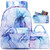 Jumpopack School Backpack for Teens Girls Backpack with Lunch Box kids backpack for girls Backpack for Elementary Middle School Bag Bookbag Set (Marble Blue)