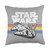 Star Wars Millennium Falcon Grey Retro Stripes 77 Throw Pillow