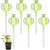 Rtteri 6 Pcs Plant Watering Bulbs Self Watering Globes Automatic Water Globes for Indoor Plants Glass Plant Waterer Drip Irrigation Watering Device for Outdoor Flower Pot Garden (Cactus)