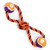 Pet Goods Manufacturing Clemson Tigers Double Ball with Dog Toy Rope