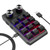Programmable Keyboard, Diy Shortcut Multifunctional Portable Pc Game Keypad, Mini Programmable Keyboard with Knob Plug and Play, Portable Pc Accessories, Usb Mini Keyboard Game Equipment for Lab