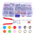 KESYOO 1 Set Button Sewing Kit Snap Button Repair Kit Snap Grommet Kit Snap Buttons for Sewing Snap Button Pliers Kit Prong Fasteners Kids Costume Five Claw Buckle Metal Pointy Child