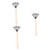 Yardwe 3 Pcs Beach Rake Sand Rake Border Rake Seafood Digging Tools Beach Digging Clam Rake Digger Seafood Rake Clam Cleaning Scraper Clam Scraper Stainless Steel Lobster Seaside Wood