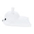 DOITOOL 1 Set Fawn Silicone Lamp Silicone LED Night Light Rechargeable Night Lamp Touch Night Lights Bedside Lamp Ornament Table Desk Lamp Decorative Child Animal Light Abs Sleep with