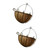 Yardwe 2pcs 10 Hanging Plant Shelf Wall Planter Plant Wall Hanger Plant Hangers Indoor Hanging Flower Pot Balcony Decorative Planter Flower Pots Plant Holder Hanging Basket Green Plants