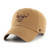 '47 Chicago Bulls Mens Womens Clean Up Adjustable Strapback Camel Brown Hat with Tonal Logo