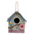 Happyyami The Bird's nest Bird feeders for Outside Parrot House Wood Bird Birdhouse Outside Bird Parrot Feeder House Handcrafted birdhouses Hand Decor Woodsy Decor Wooden Pendant Outdoor