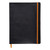 Rhodia Rhodiarama SoftCover Notebook - 80 Dots Sheets - 9 3/4 x 7 1/2 - Black Cover