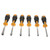 Angoily 6pcs Set Outer Hexagon Screwdriver Automotive Nut Driver Bits Professional Nut Drivers Nut Driver Hex Hes Nut Key Car Tools Pro Tools Hex Nut Driver Screwdriver Head Computer Steel