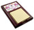 Butterflies Red Mahogany Sticky Note Holder (Personalized)