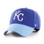 '47 MLB Two Tone MVP Adjustable Hat, Adult One Size Fits All (Kansas City Royals)