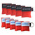 JTKENS 50PCS CPR Face Shield First Aid CPR Emergency Kit Transparent CPR with Keychain Pouch Red