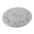 Silver Golf Ball Marker with Longitude Latitude - Personalized GPS Coordinates - Hand Stamped Sterling Silver