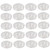 LALAFINA 3000 Pcs Snap Button Snaps for Leather Button Press Sew on Snaps White Buttons Dress It up Buttons Shirt Buttons Snaps for Sewing Buttons for Sewing Push- Clothing