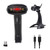 Bluetooth Wireless Barcode Scanner Versatile 3-in-1 (2.4Ghz Bluetooth Wireless+USB 2.0 Wired) Rechargeable symcode 1D Laser Barcode Reader USB Handheld Bar Code Scanner Wireless with Stand