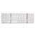GOWENIC Triple FoldKeyboard with Multiple Device Connection, Wireless Keyboard for Laptop Tablet Phone, Scissor Switch Keys, Concealed Structure (Silver White)