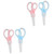 YARNOW 2 Sets Garden Pruning Shears Plant Trimming Scissors Gardening Pruning Shears Food Cutting Scissors Bonsai Pruning Scissors Plant Scissors Trimming Shear Flowers Baby Blade Ceramic