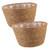 CIMAXIC 2pcs Plant Pots Indoor Hamper Simple Basket Outdoor Flower Pots for Patio Rustic Baskets Flower Planter Basket Hand-Woven Flower Basket Large Flower Pot Grass to Weave Woven Basket