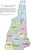 24"x36" Maps of USA State of New Hampshire with Counties and Towns Map Poster?Laminated? 24"x36" Maps of USA State of New Hampshire with Counties and Towns Map Poster?Laminated?