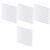 Operitacx 40 Pcs Transparent Triangular Ruler Engineer Scale Ruler Clear Triangular Ruler Geometry Ruler Pocket Engineer Scale Math Ruler Plastic Multifunction Template Ruler Student