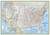 United States Classic Wall Map Material: Paper