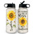 Hyturtle Personalized Gifts For Sunflower Lover - Be A Sunflower Custom Name Stainless Steel Water Bottle 12oz 18oz 32oz Stainless Steel Bottle With Straw Lid - Idea Floral Lover Gifts For Women Girl On Birthday, Christmas