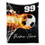 TEEMAN Personalized Soccer Blanket for Boys - Girls at Christmas 2023, Custom Soccer Gifts for Girls Women Kids Adults, Soccer Coaches Gifts, Flame Soccer Blankets and Throws