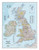 National Geographic: Britain and Ireland Classic Wall Map - 23.5 x 30.25 inches - Art Quality Print