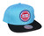 Mitchell & Ness Detroit Pistons Pink Underbill Snapback Adjustable Hat Cap - Teal