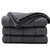 RECYCO Cable Knit Dark Grey Throw Blanket for Couch, Super Soft Warm Cozy Decorative Knitted Throw Blanket 2.3LB for Bed, Sofa, Chair 50"x60"