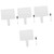 Tofficu 4 Sets Hand Holding a Sign Dry Erase White Board Bidding Paddle Erasable Paddle Board Flip Answer Board Dry Erase Paddle Board Judges Score Paddles Reaction Plate Student Mini Wood