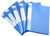 Office Supplies Folder Multilayer Student A4 Single and Double Folder Folder Paper Folder File Bag Paper Storage Bag Folder (Color : 5pcs)