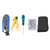 Coax Cable Crimper Kit, Compression Tool Coax Adjustable RG6 RG59 RG11 75-5 75-7 Coaxial Cable Stripper Multifunctional Coaxial Compression Tool Network Toolkit