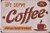 EffortLife We Serve Coffee Always Fresh Brewed Retro Wall Decor Vintage Bar Signs Tin Sign 12 X 8 Inch