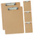 VILLCASE 5pcs A4 File Folder File Folders Office Writing Boards Office Clipboard File Folder Clipboards Multi-Function Board Clipboard Folder Office Writing Tool Multifunction Wood Splint