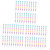 Operitacx 60 Pcs Christmas Snowman Pencil Kids Stacking Snowman Stackable Pencils Non Sharpening Pencil Kids Christmas Pencils Buildable Pencil Office Cartoon Student Filler Plastic