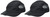 Marky G Apparel Foldable Bill Performance Cap (2 Pack), Charcoal, One Size
