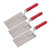 Hemobllo 3pcs Plaster Putty Scrapers Putty Cutter Scraper Cement Finishing Trowel Bricklaying Gauging Trowel Concrete Trowel Drywall Trowels Stucco Tools Stainless Steel Mason Floor Wood
