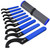 AutoWanderer Tool Coilover Wrench, Adjustable Spanner Wrench Set Universal Carbon Steel Shock Spanner for Most Coil Over Shock Adjustments