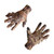 QuikCamo Leafy Camo Gloves with Touch Screen Tips, Lightweight Turkey Hunting Gloves for Men (Small/Medium, Mossy Oak Breakup Country)