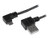 StarTech.com 1m 3 ft Micro-USB Cable with Right-Angled Connectors - M/M - USB A to Micro B Cable - 3ft Right Angle Micro USB Cable