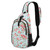KUTQI Sling Backpack Crossbody Sling Bag for Travelling Hiking Chest Bag Shoulder Bag