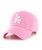 '47 MLB Los Angeles Dodgers Brand Clean Up Adjustable Cap, One Size, Rose