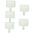 MAGICLULU 5pcs Answer Board Dry Erase Boards Small Dry Erase Board Dry Erase Answer Paddle Answer Whiteboards Dry Erase Board Small White Board Mini Scoreboard Melamine Double Sided Student
