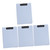 Operitacx 4pcs Clipboard Clip Nursing Student Essentials Nursing Clipboard Foldable Small Clipboards Foldable Clipboard Nursing Clear Clipboard Nurse Clipboard Portable File Folder Metal A4