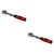 Angoily 2pcs Extendable Spanner Flex Ratchet Right Angle Ratchet Telescopic Wrench Ratchet Screwdriver Flexible Auto Repair Tool