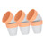 Zerodeko 6Pcs Terracotta Vintage Flower Pot Mini Gardening pots Small Plant Pot Garden Planter Farmhouse Pot Terracotta Pot Succulent Plant Indoor Planter Succulents Clay Container